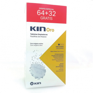 Kin Oro Tabletas Limpiadoras Prótesis