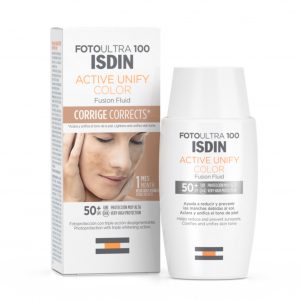 Foto Ultra 100 ISDIN Active Unify COLOR Fusion Fluid SPF 50+