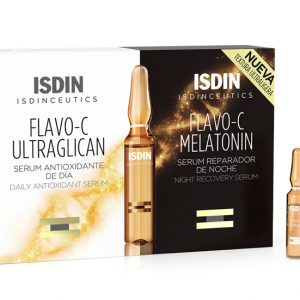 ISDINCEUTICS Flavo-C Ultraglican + Flavo-C Melatonin 20 ampollas