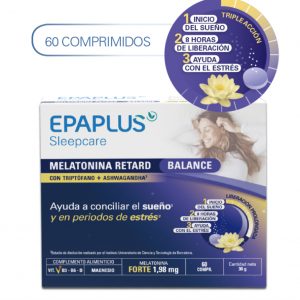EPAPLUS Sleepcare Melatonina Retard Balance, 60 comprimidos