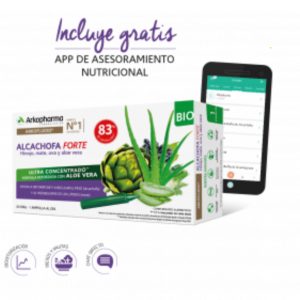 Arkofluido Alcachofa Forte, 20 ampollas bebibles