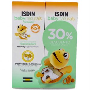 Isdin Baby Naturals Nutraisdin Pomada del pañal reparadora ZN40, pack 100ml+100ml