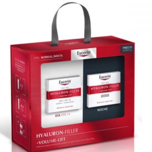 Eucerin Pack Hyaluron-Filler+Volume-Lift Día FPS 15 Normal Mixta 50 ml+ Hyaluron-Filler Crema de Noche 50 ml