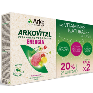 Arkovital Energía PACK 2UNID (2 x 30comprimidos)