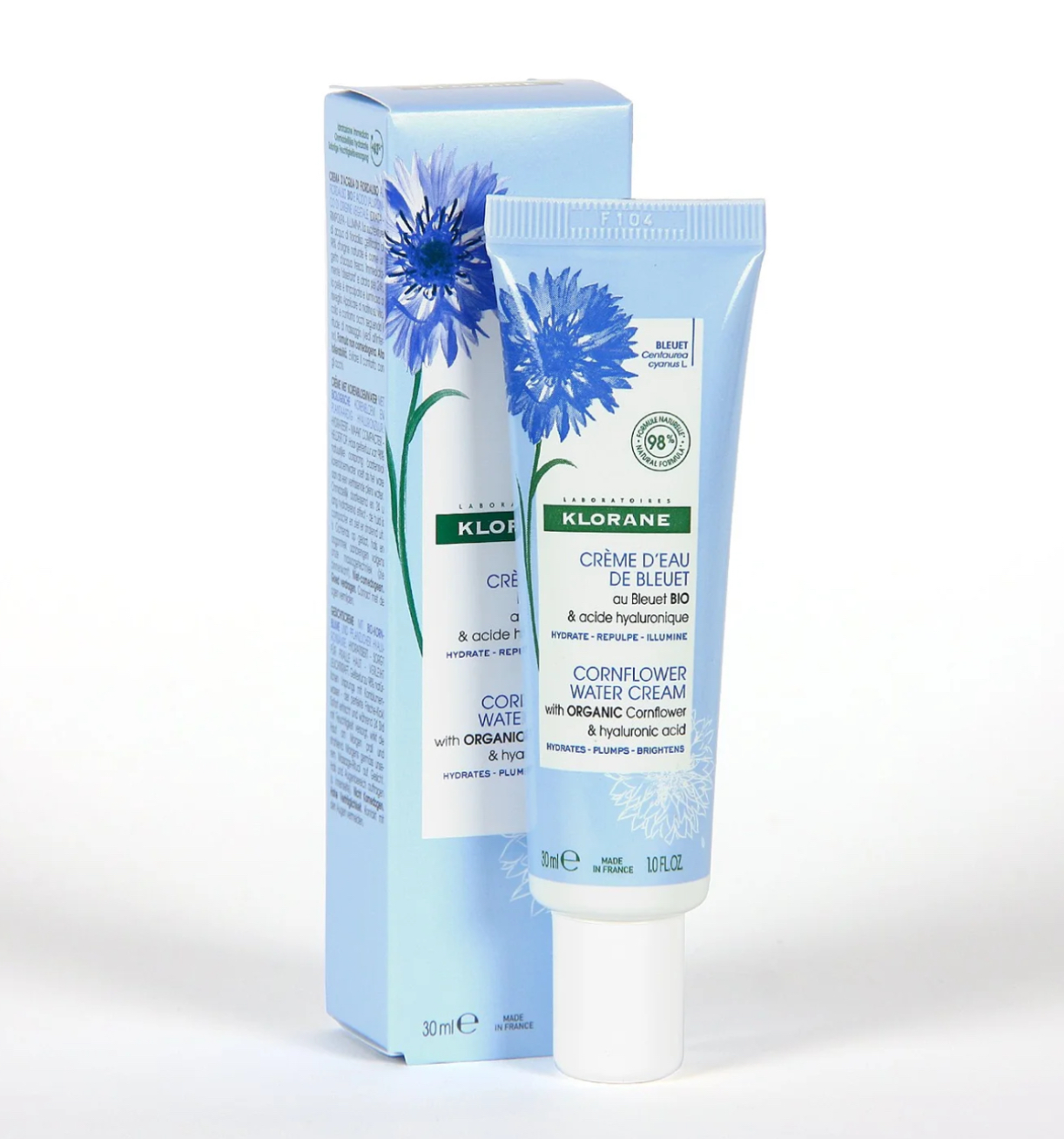 Klorane Gel Crema al Agua de Aciano Bio 30 ml