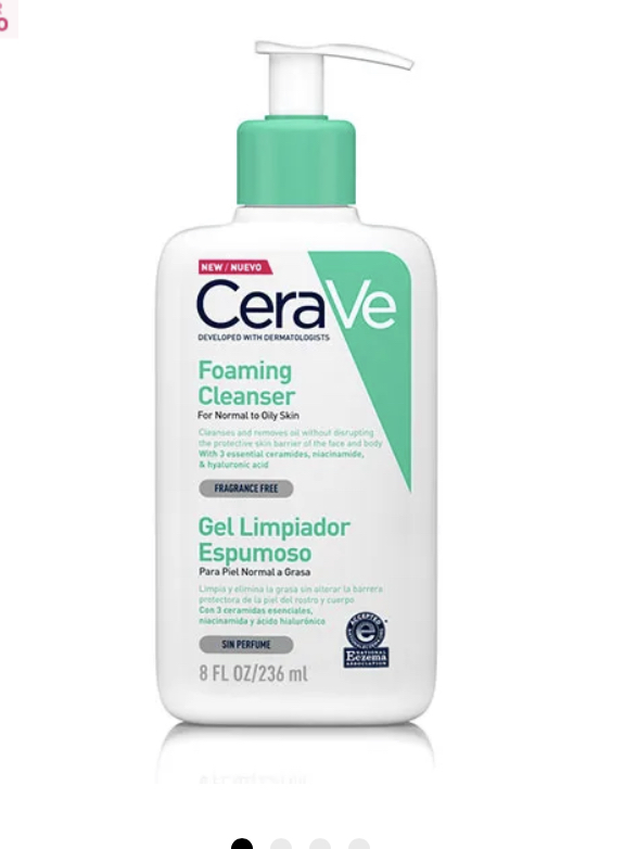CeraVe Gel limpiador espumoso
